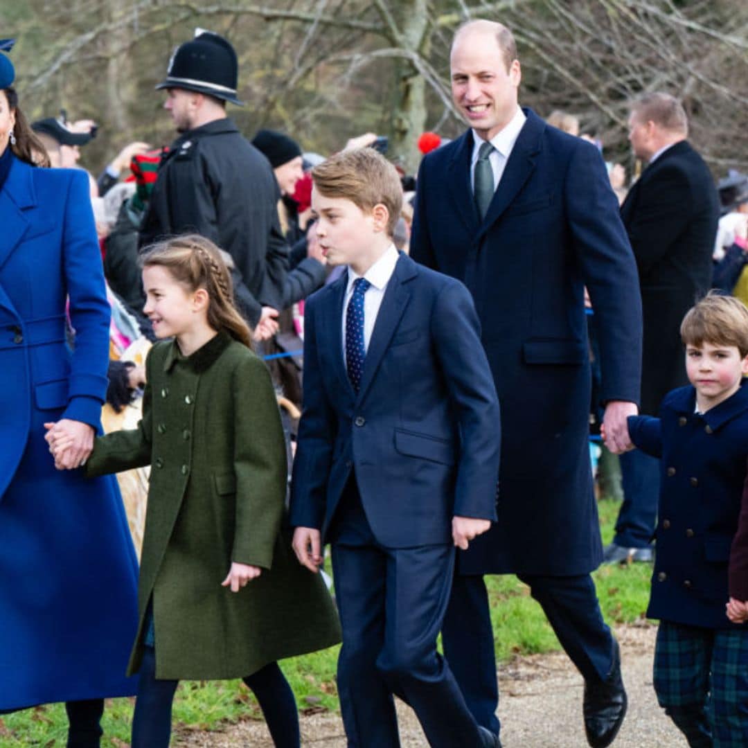 Los Windsor, unidos en la misa de Navidad en Sandringham, la primera de Carlos III tras su coronación