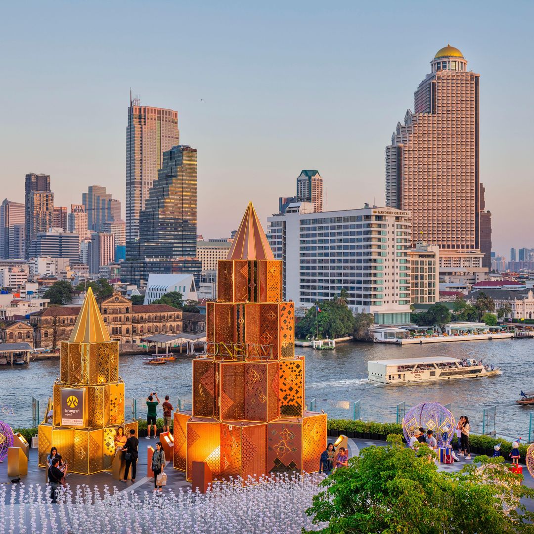 Skyline de Bangkok, Tailandia