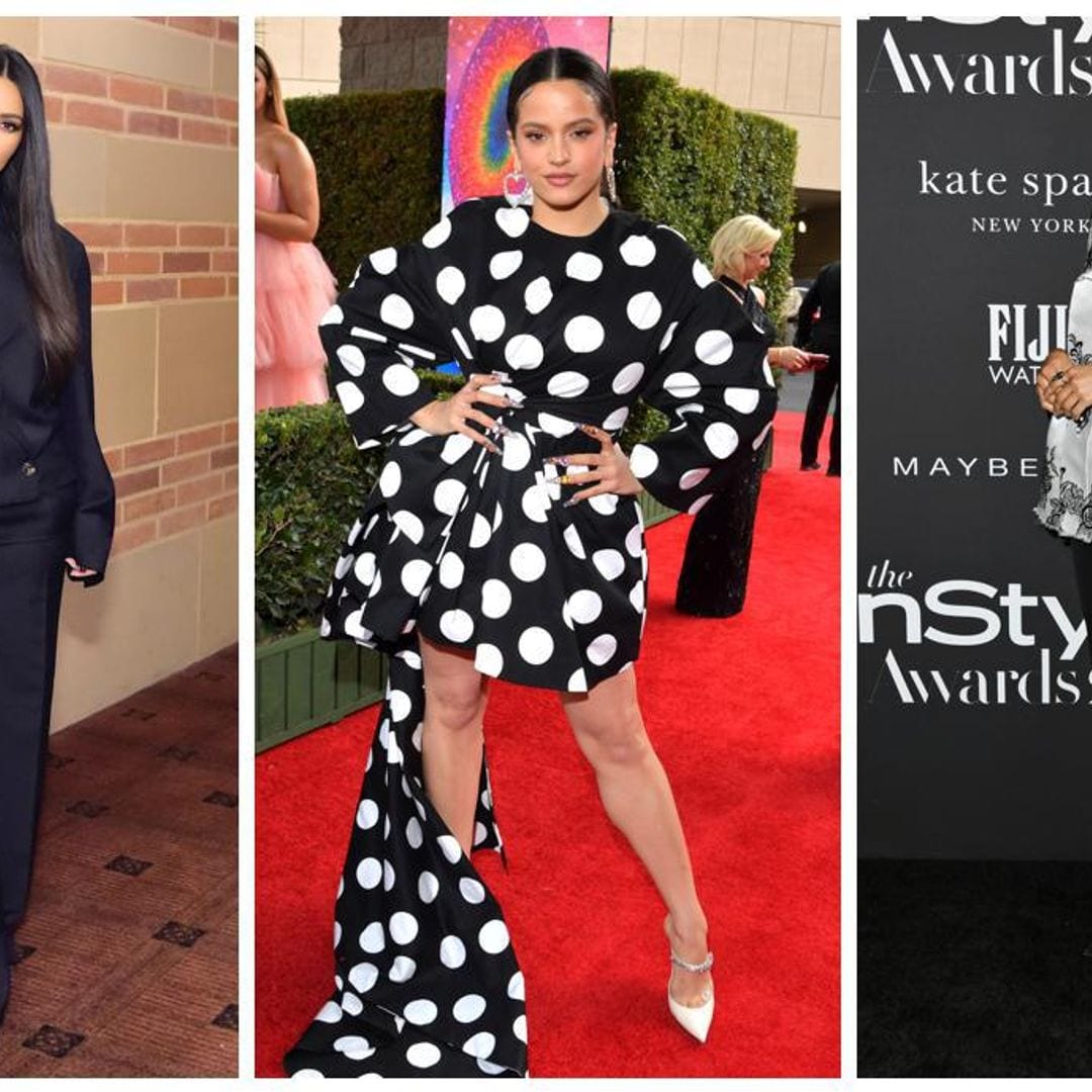 collage de celebs con tendencias de moda para 2020