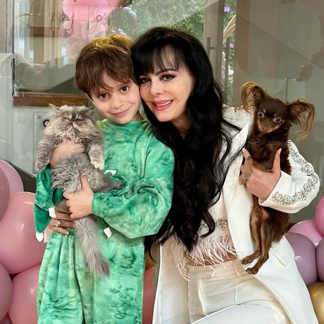 Junto a su nieto, Maribel Guardia celebra su cumpleaños con una increíble fiesta