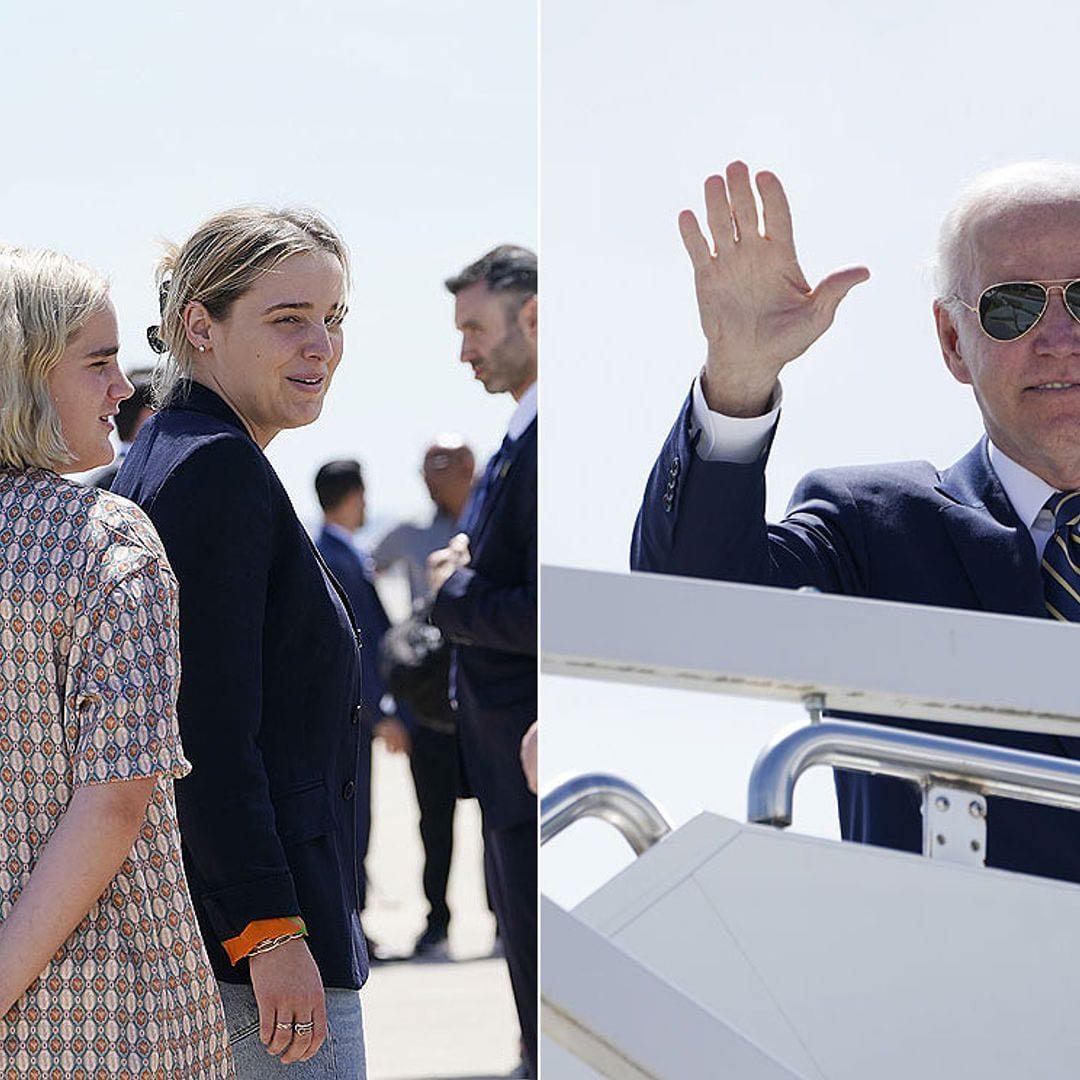 Las nietas del presidente Joe Biden se despiden de Madrid después de ser las inesperadas protagonistas de la delegación estadounidense