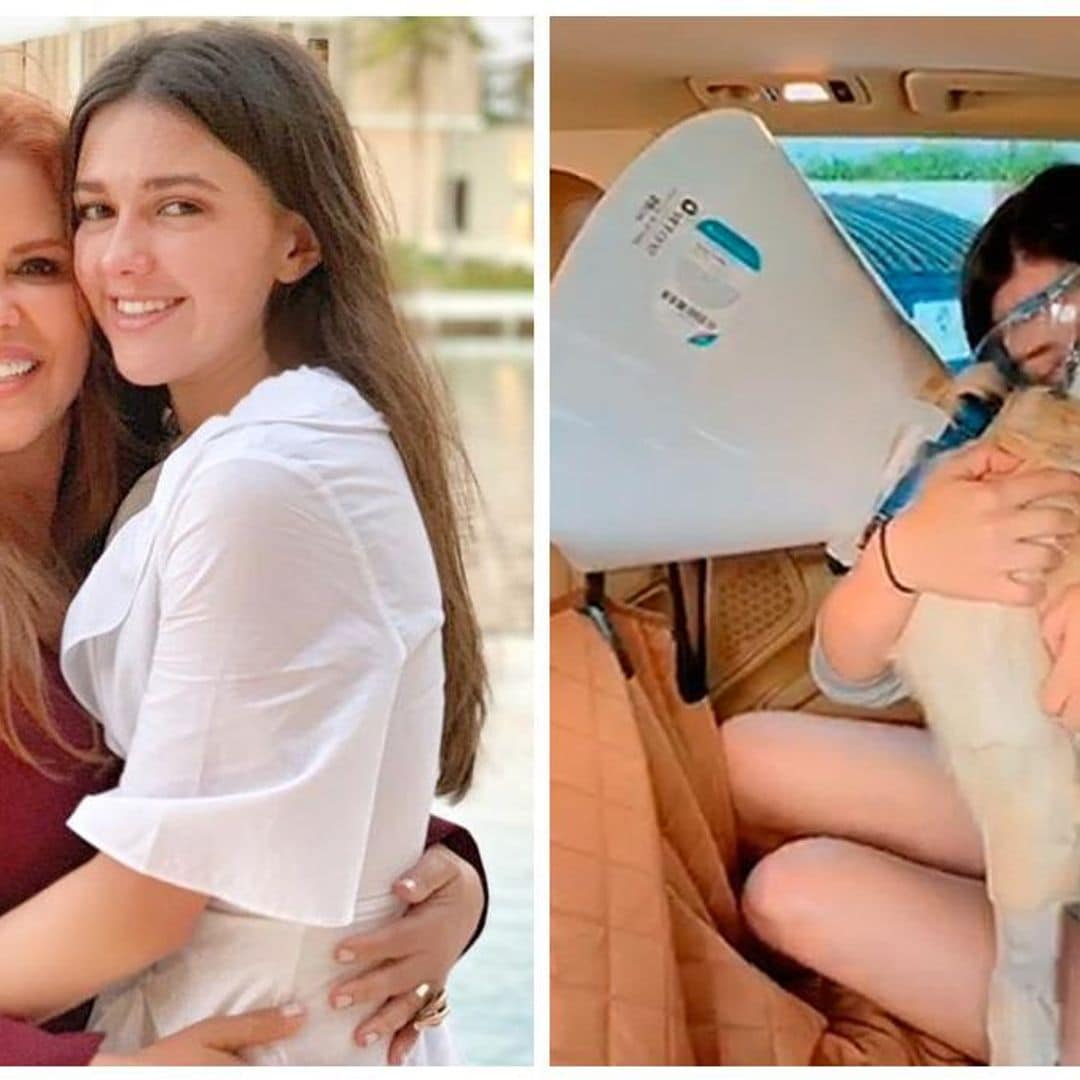 Entre lágrimas, así fue el reencuentro de la hija de María Celeste Arráras con su mascota