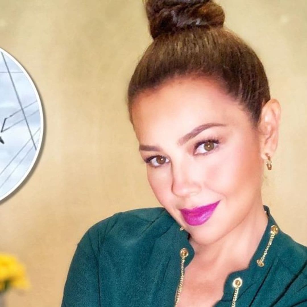 Thalía sorprende con sus habilidades circenses ¡en el trapecio!