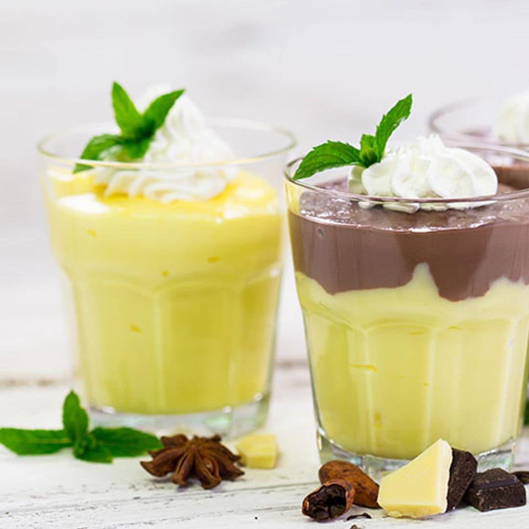 Crema helada de menta con chocolate