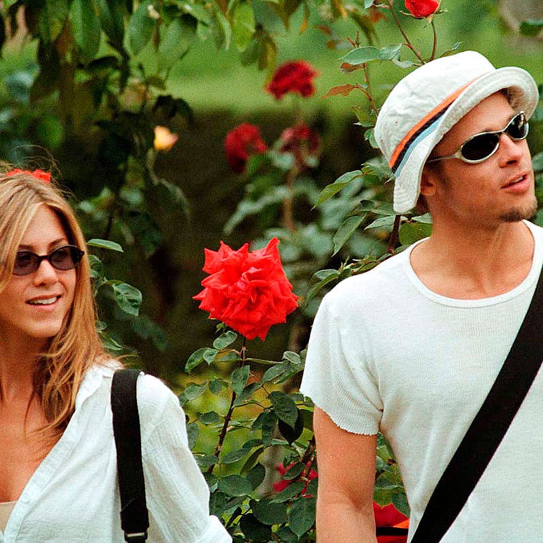 Recordamos las mejores imágenes de la historia de amor de Brad Pitt y Jennifer Aniston tras su reencuentro