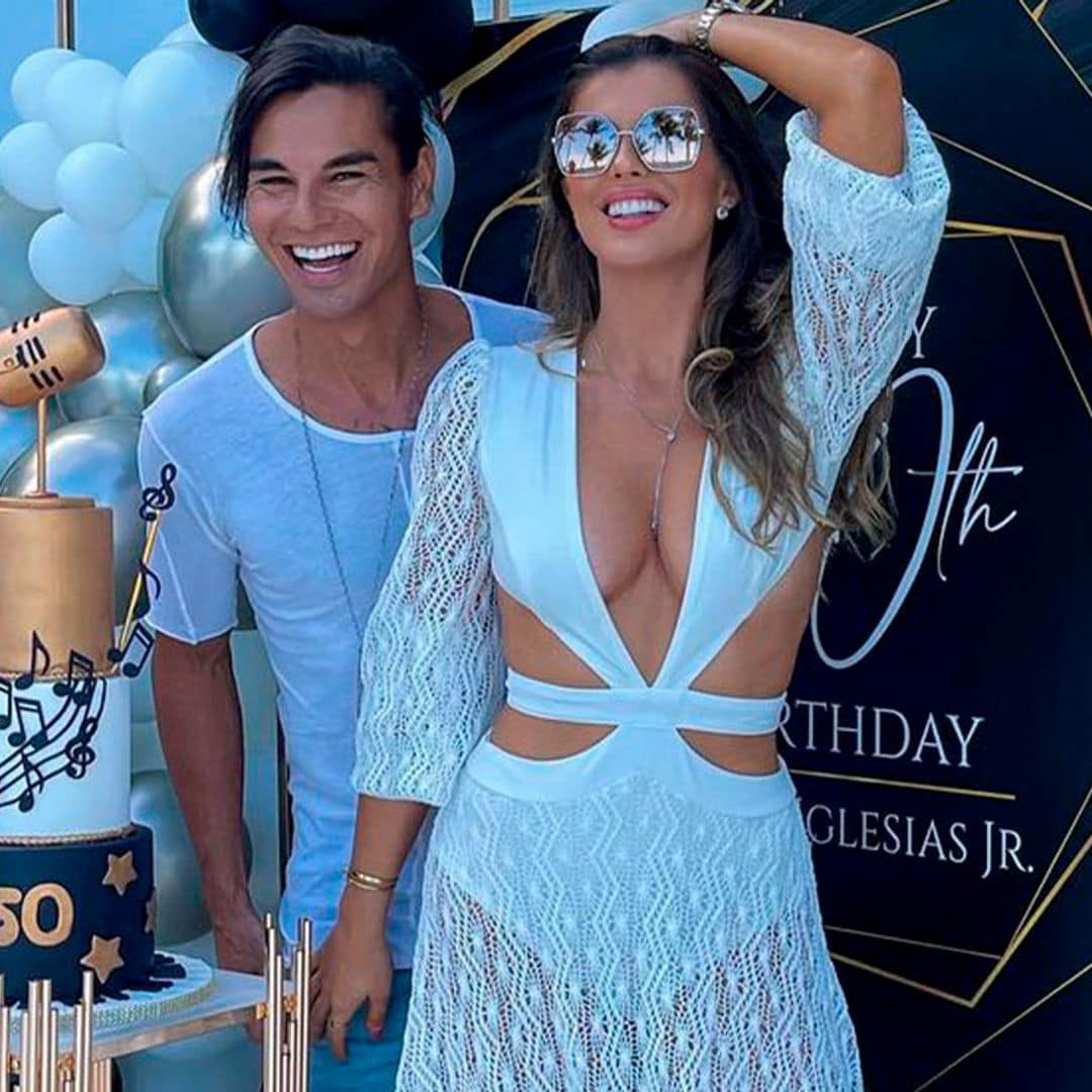 Paella, globos y muchas risas: así ha celebrado Julio Iglesias Jr. los 50 junto a su novia, Vivi Di Domenico