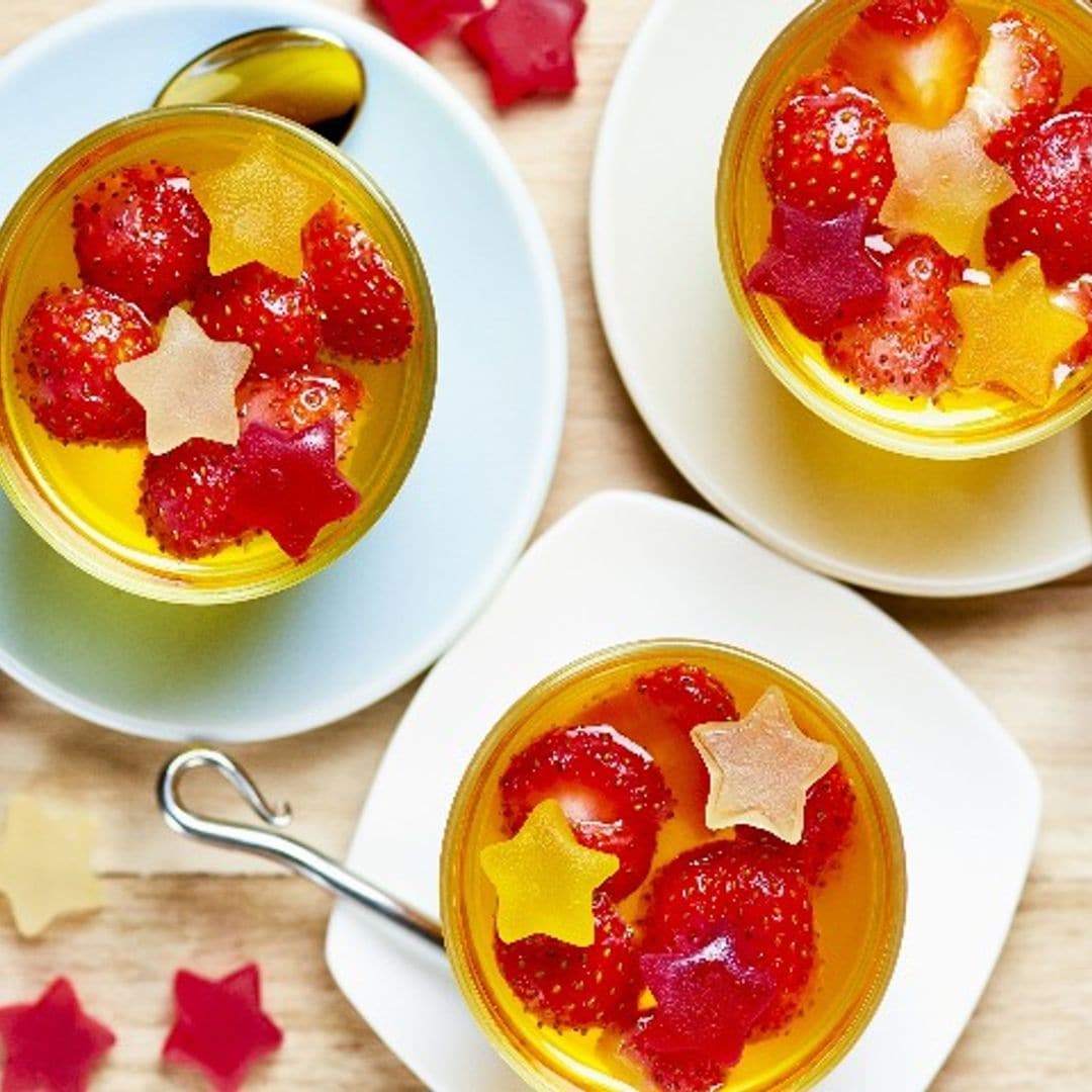 Postres con gelatina, la merienda perfecta para los más pequeños