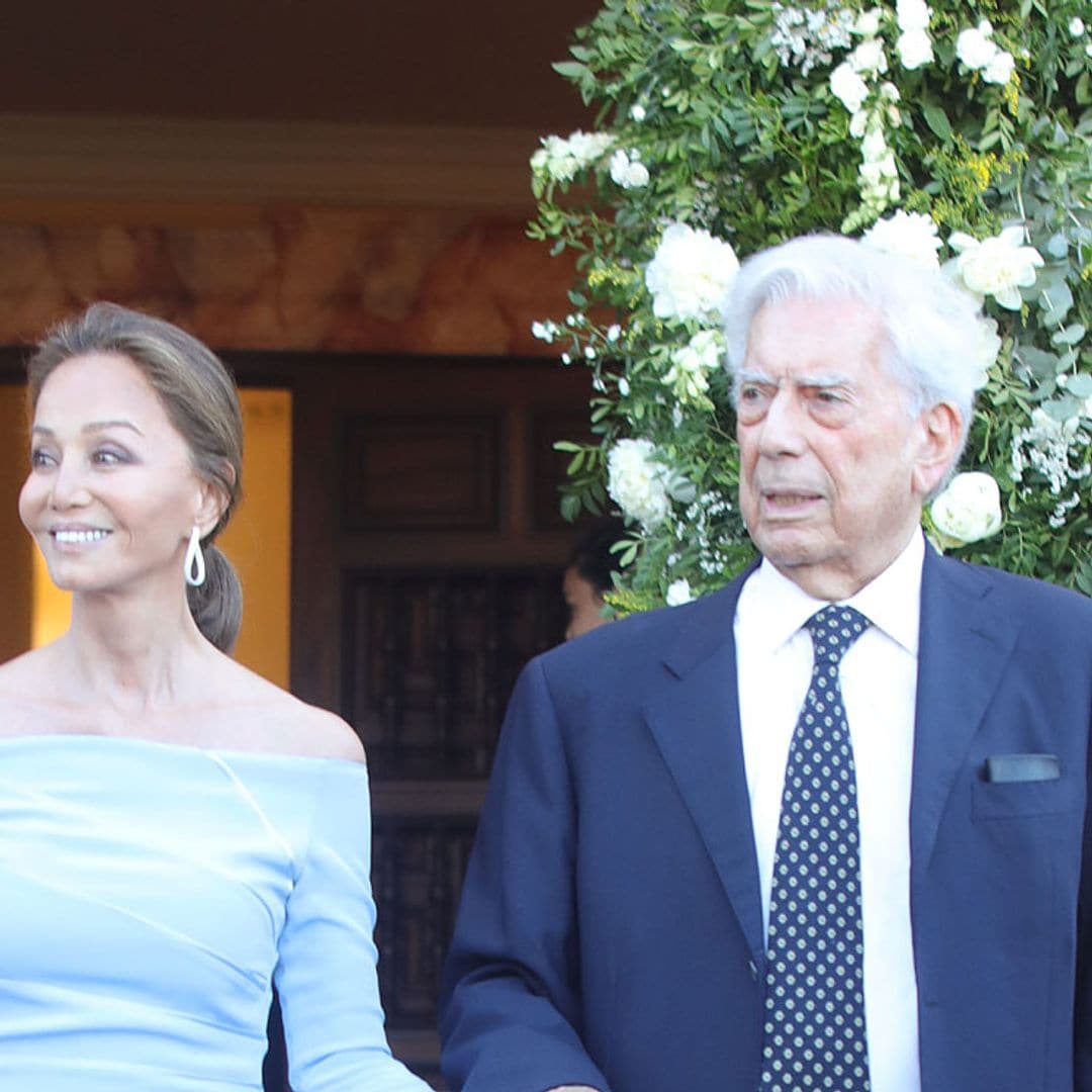 Isabel Preysler y Mario Vargas Llosa, felices tras la boda de Álvaro Castillejo: 'Ha sido muy emotivo'