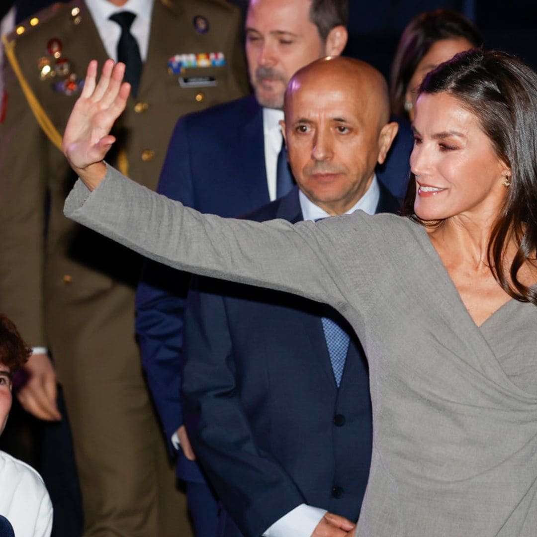 La reina Letizia se rodea de grandes actrices del cine español en Tudela