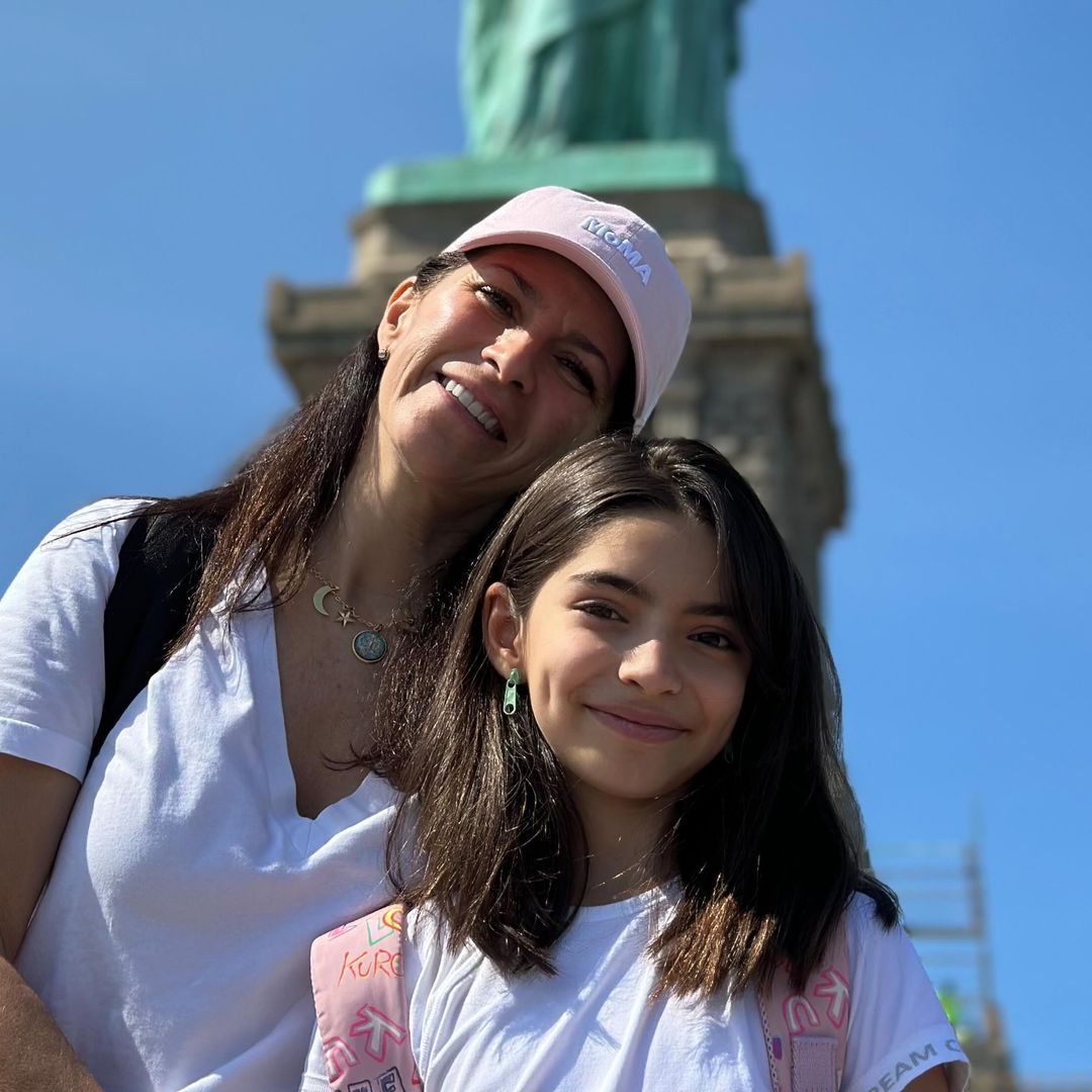 Alessandra y su hija Aitana.