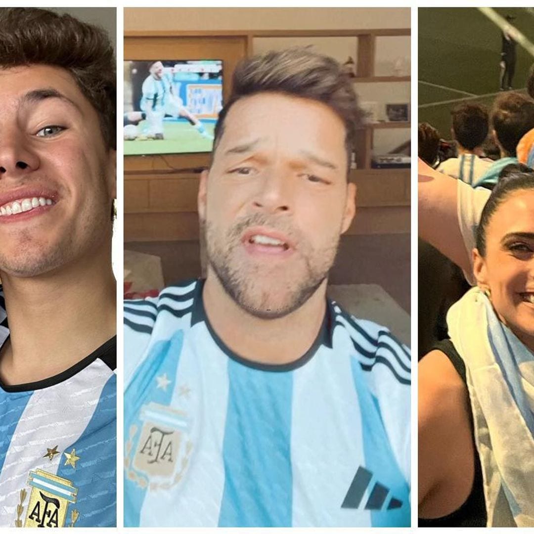 Los famosos celebran el triunfo de Argentina en el Mundial de Catar