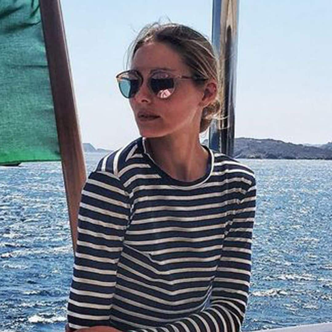 La camiseta de rayas perfecta, por Olivia Palermo