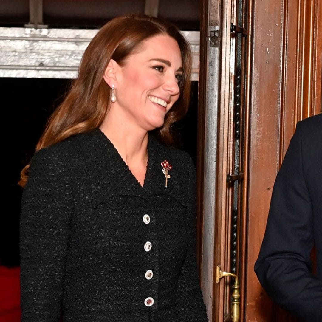 Vestido reciclado y joyas de Diana: Kate Middleton brilla en el Royal Albert Hall