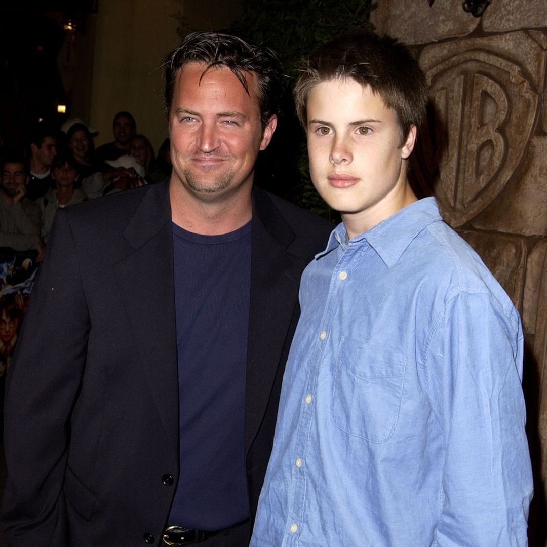 Matthew Perry junto a su hermano