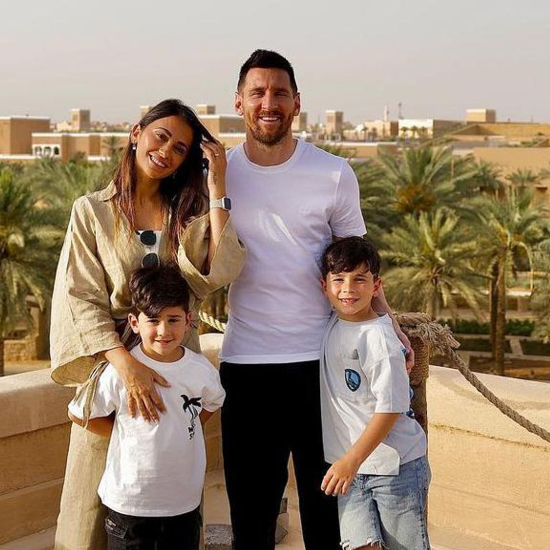 lionel messi vacaciones familiares en arabia saud 