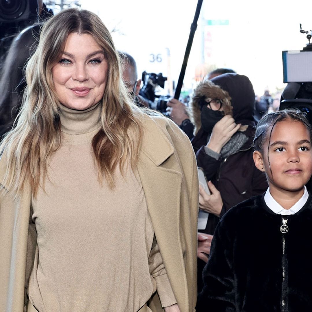 Ellen Pompeo y su hija Sienna, la sensación del 'front-row'