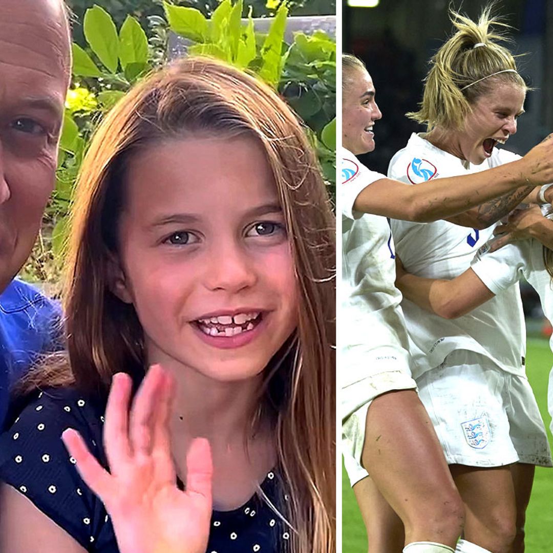 El mensaje de la princesa Charlotte y su padre para animar a su selección en la final de la Eurocopa femenina