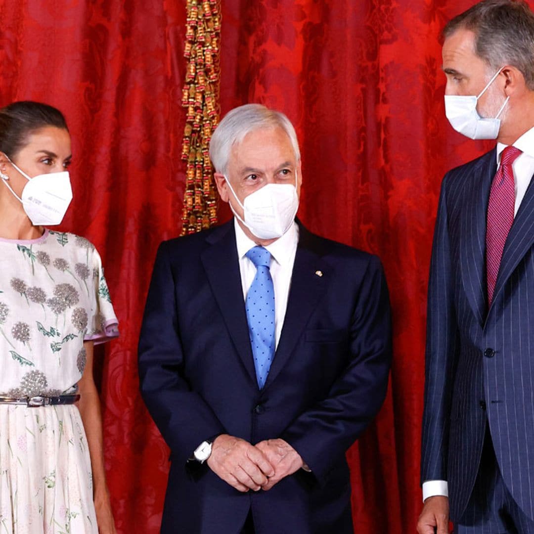 Los Reyes inician el curso con el presidente de Chile en el Palacio Real