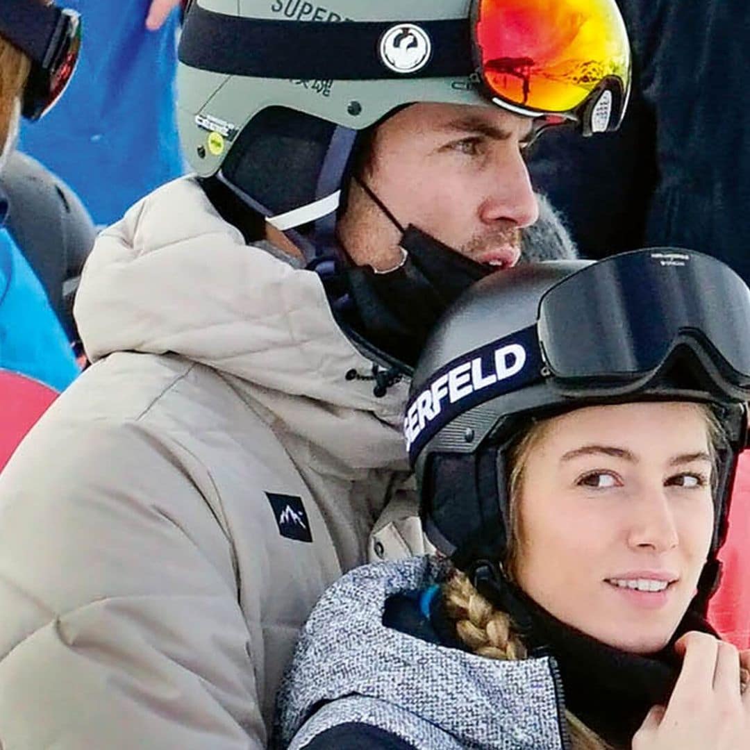 Daniela Figo y Beltrán Lozano celebran un año de amor esquiando en familia