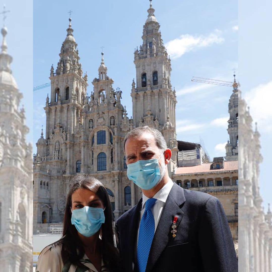 Don Felipe y doña Letizia se despiden de Galicia con una romántica imagen y un cariñoso mensaje