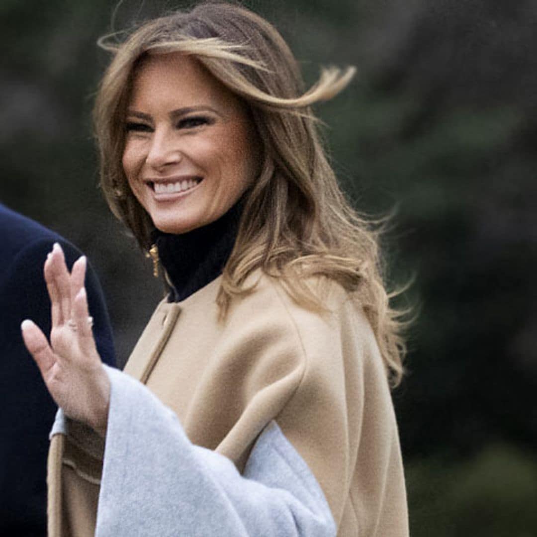 Las rompedoras prendas que Melania Trump copia a doña Letizia y Máxima de Holanda