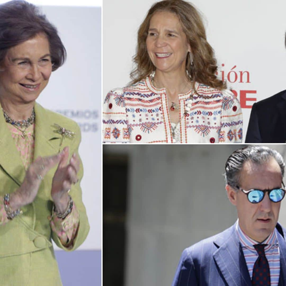 La infanta Elena y Jaime de Marichalar coinciden en los premios Mapfre entregados por la reina Sofía