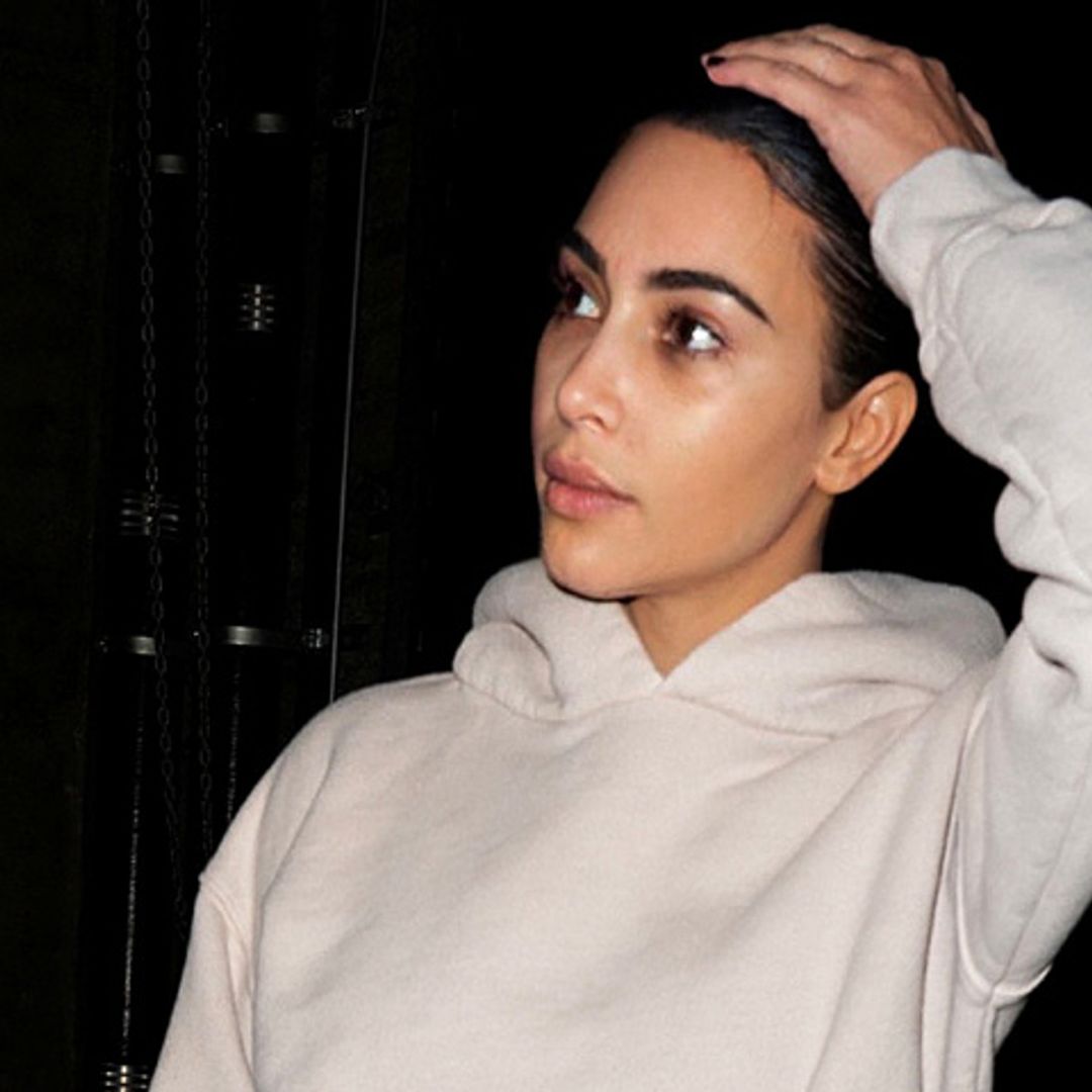 ¿Casualidad o propósito? Kim Kardashian sale a la calle sin maquillaje