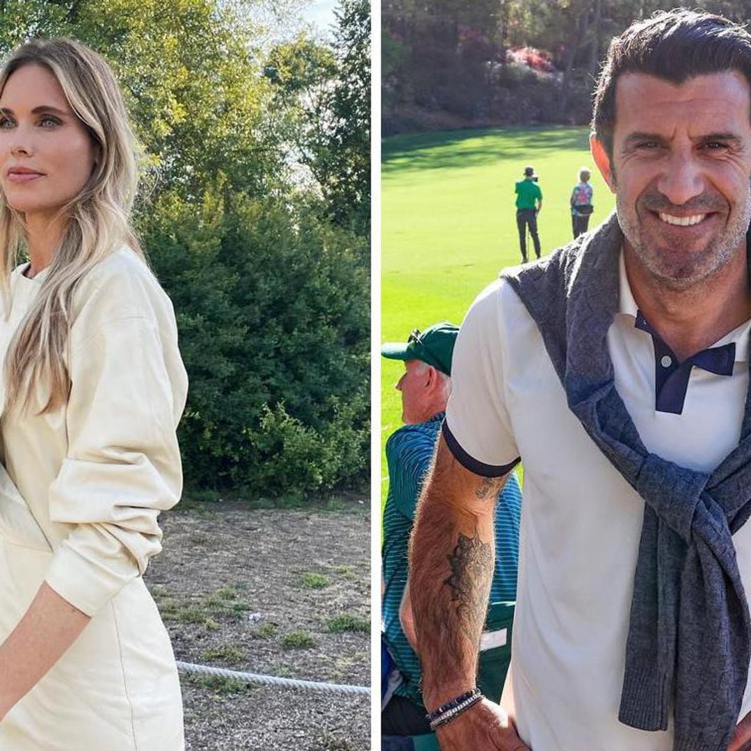 Helene Svedin y Luis Figo, tú a Sevilla y yo a Augusta