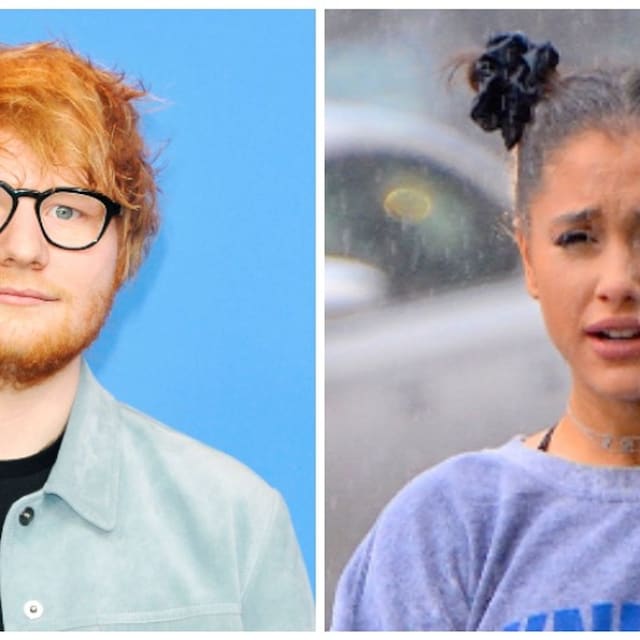 ed sheeran ariana grande celebs youtubers 13