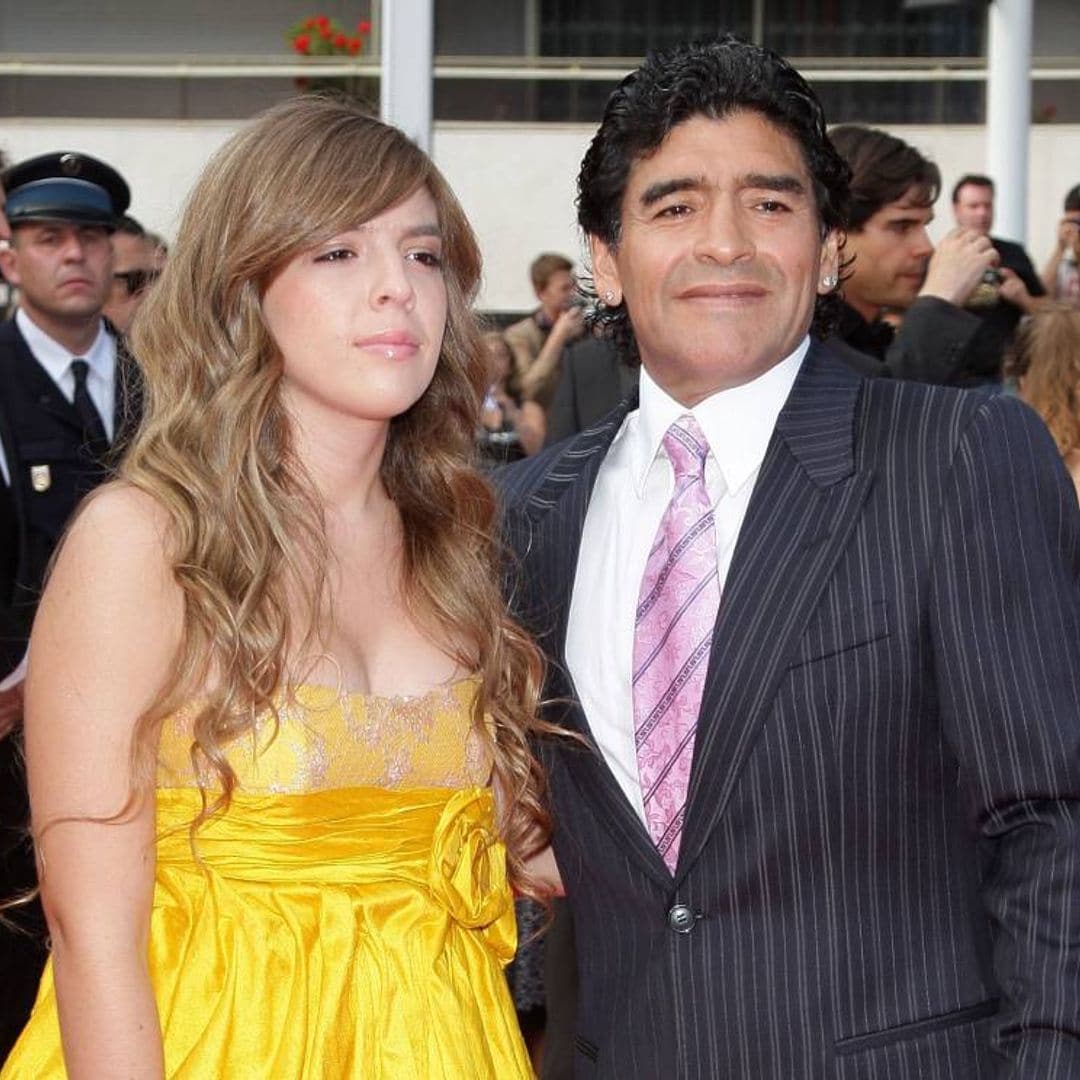 Dalma Maradona, rota de dolor, recuerda a su padre con unas emotivas palabras (y muchas promesas)