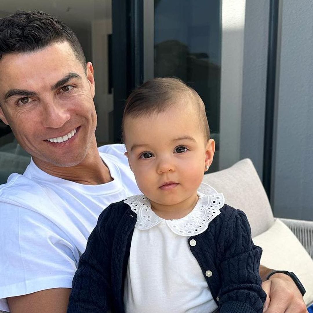 Cristiano Ronaldo celebra los dos años de Bella Esmeralda con un lindo recuerdo de su hijo, Ángel