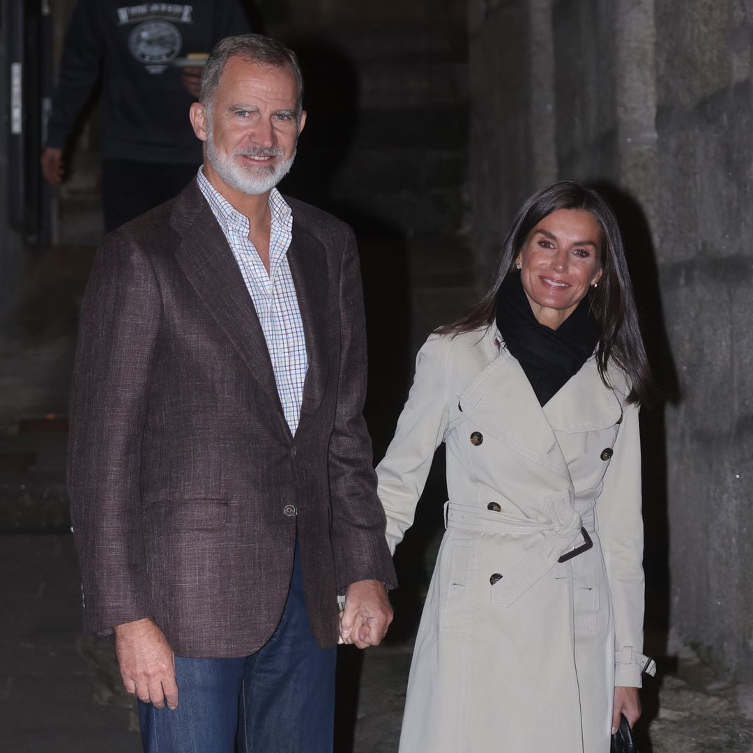 La cena de los Reyes en Galicia tras el encuentro con Juan Carlos: empanada, aniversario y primera vez