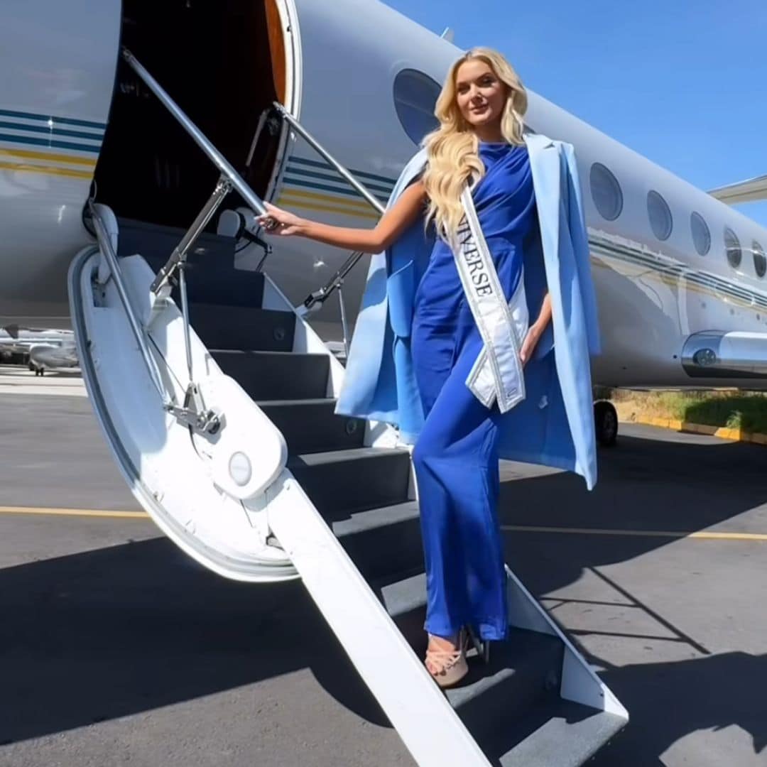 De México a Estados Unidos: Miss Universe 2024 hace su primer viaje internacional