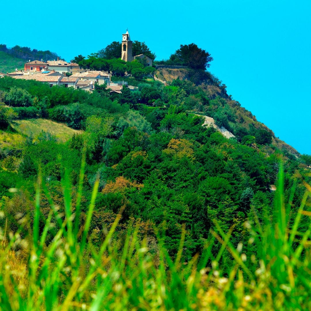 Monte de San Bartolo en Pesaro, Italia