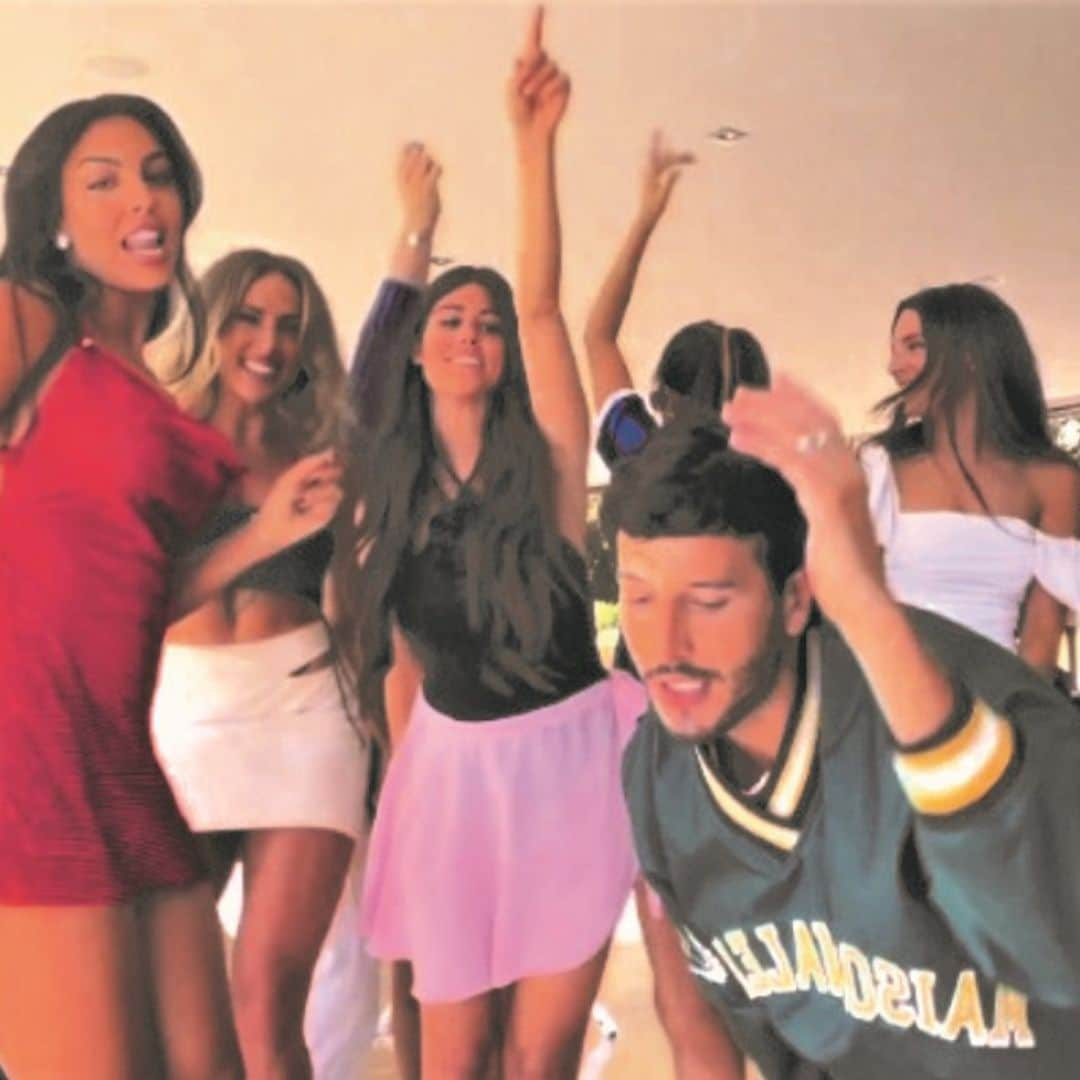 El baile viral de Georgina y sus amigas 'Las queridas' con Sebastián Yatra que está causando auténtico furor