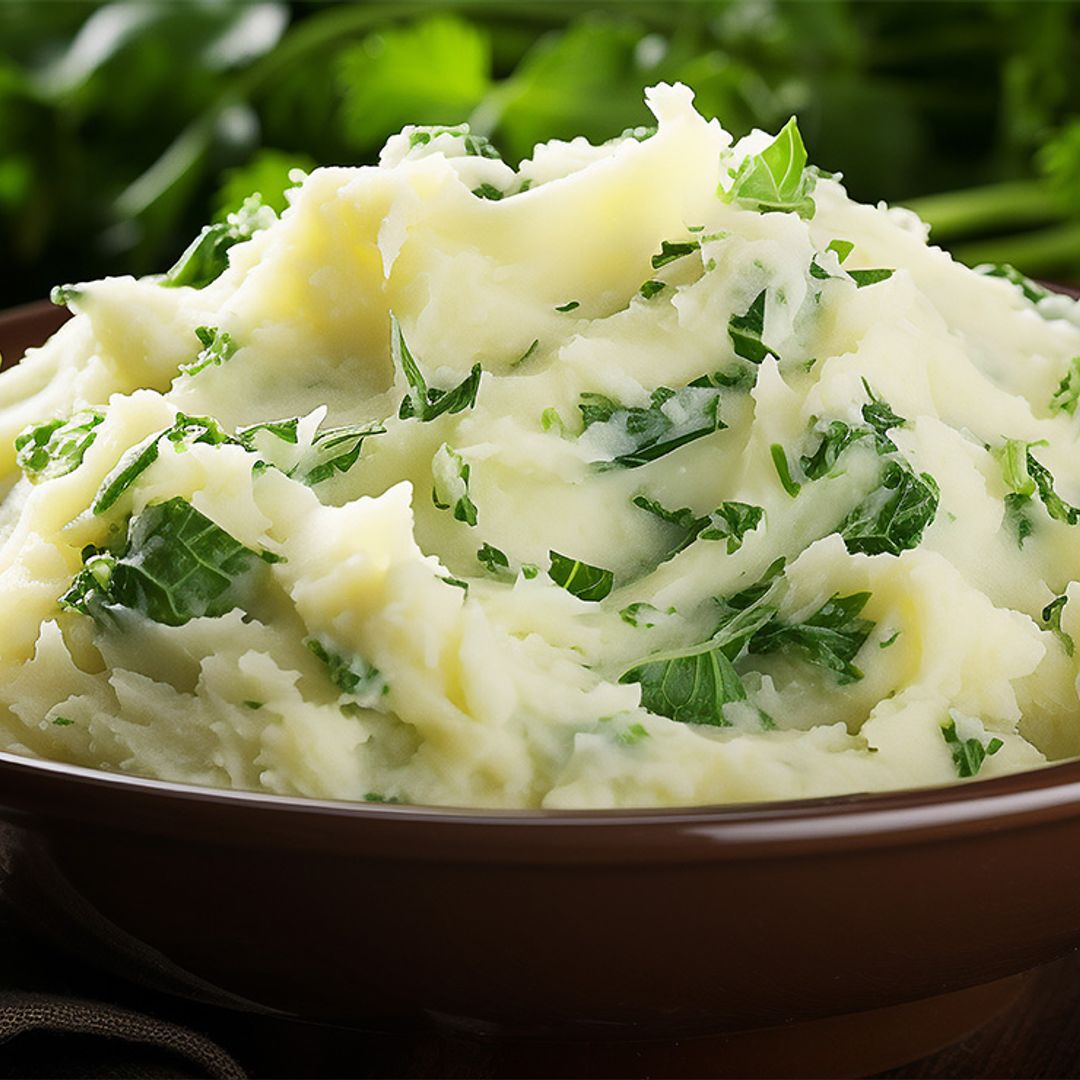 Puré de patata y coliflor con menta