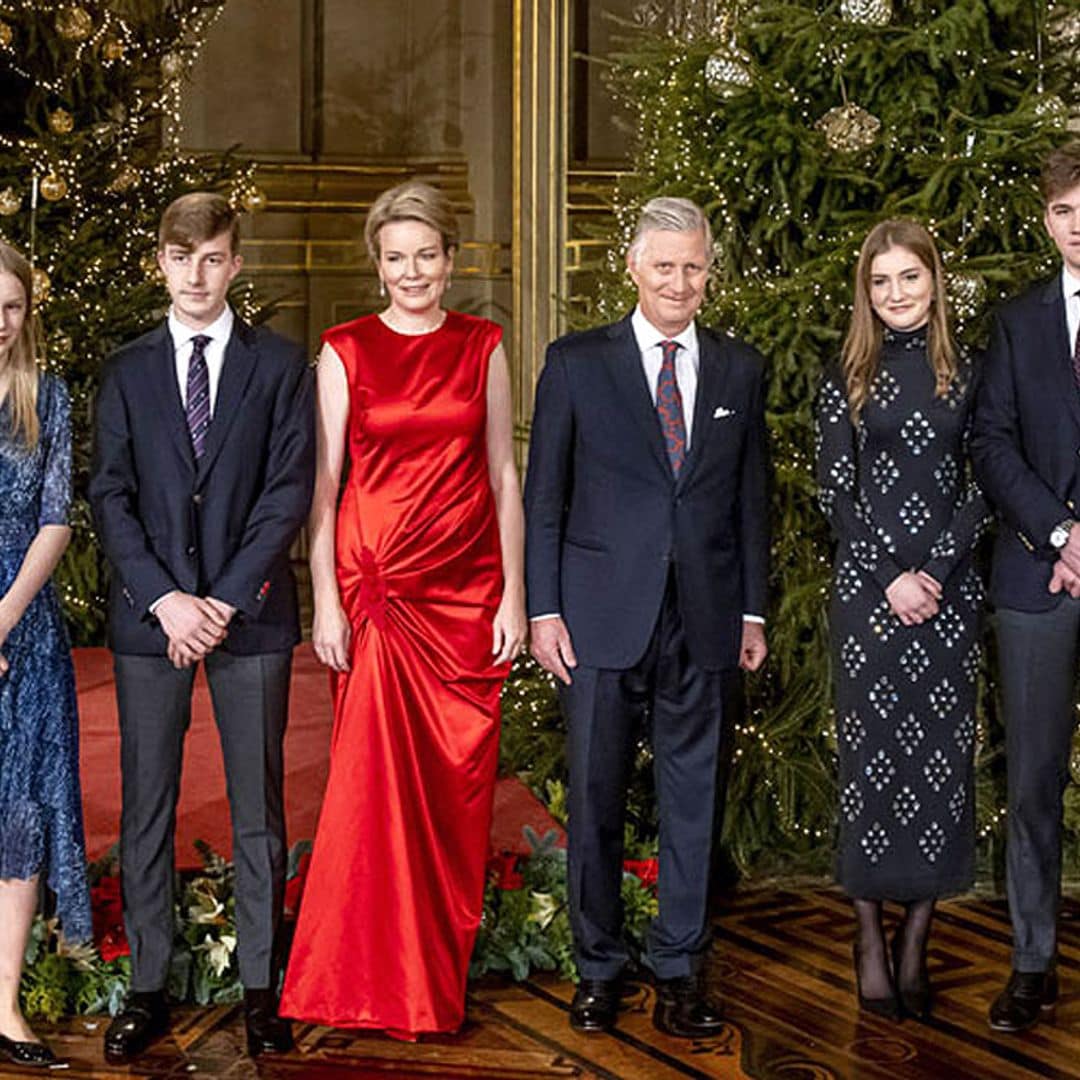 La Familia Real belga festeja la Navidad con un árbol de 20 metros de altura y un concierto muy familiar