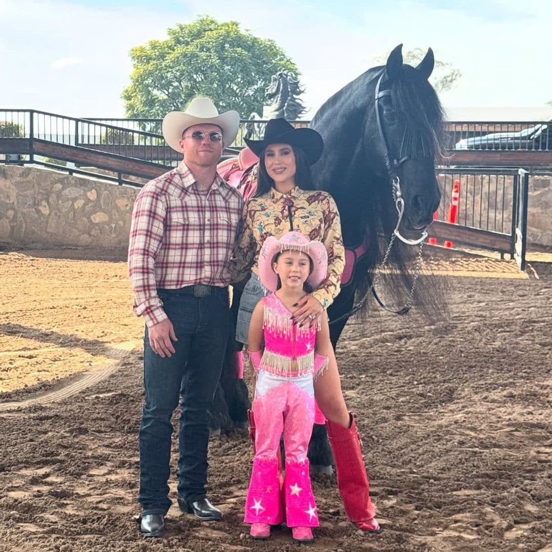 Con una espectacular fiesta vaquera, 'El Canelo' celebra a su hija