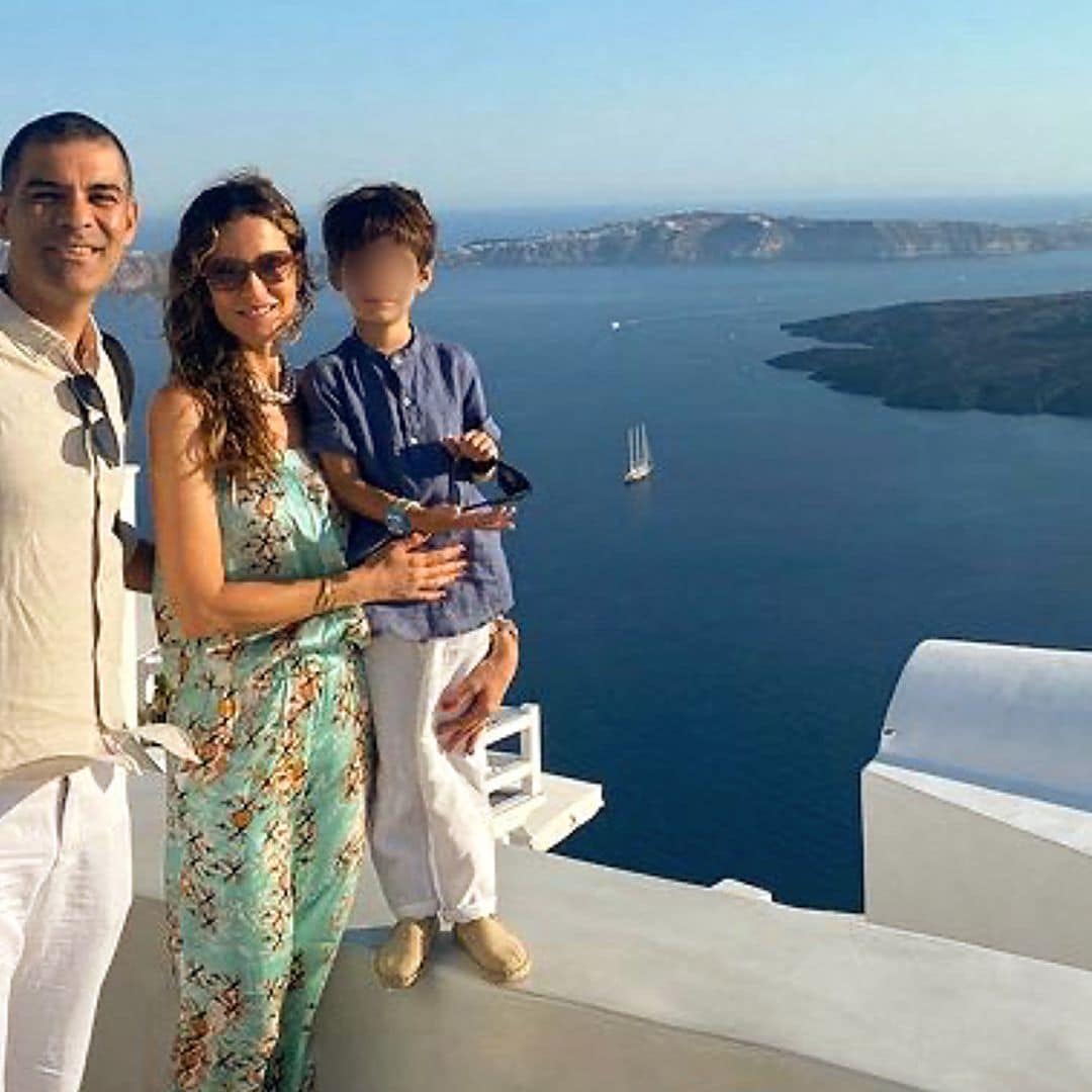 ﻿¡Paseos en camello y espectaculares baños en Santorini! Las paradisíacas vacaciones de Jaydy Michel en familia