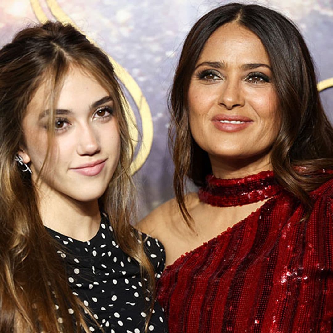 ¡La hija de Salma lo vuelve a hacer! De la mano de su mamá, Valentina Paloma brilla de nuevo sobre la red carpet