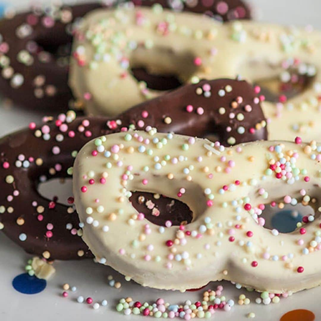 Galletas máscara de carnaval