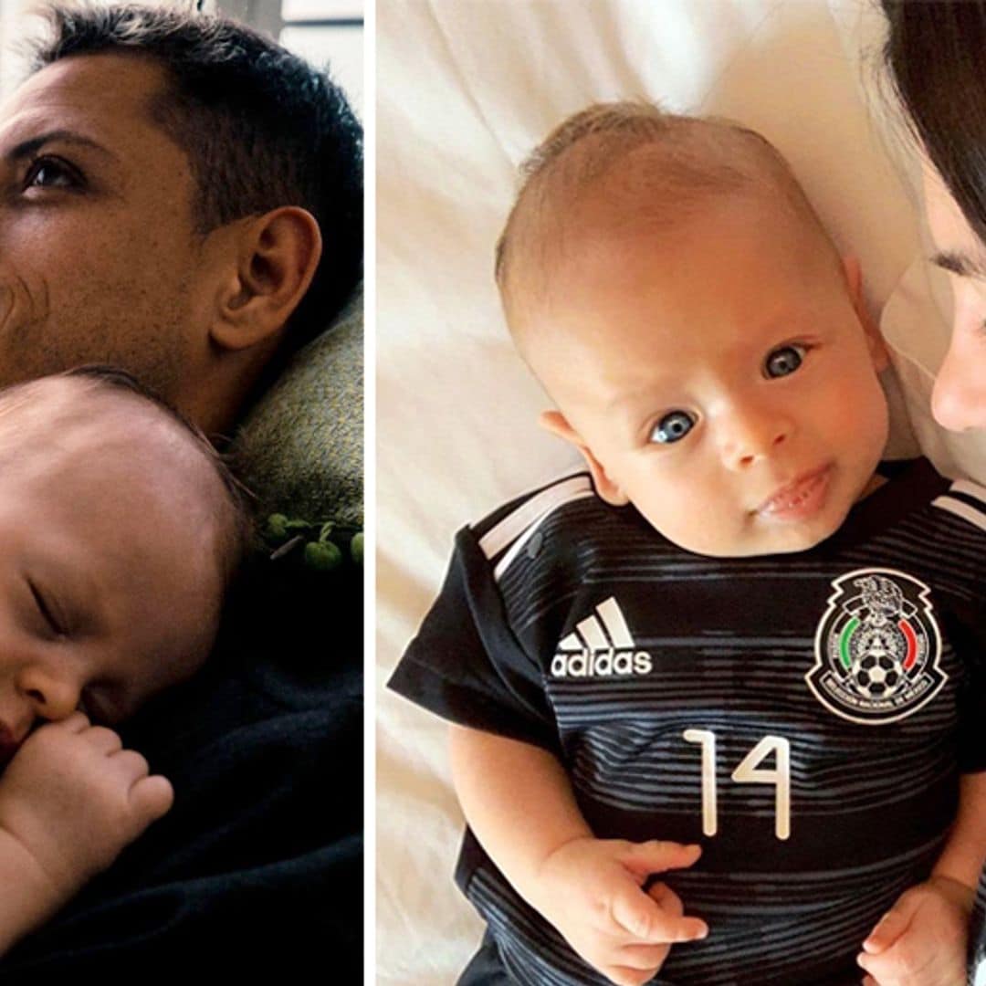 Noah, el hijo de Javier 'Chicharito' Hernández, ¡el fan número uno de papá!