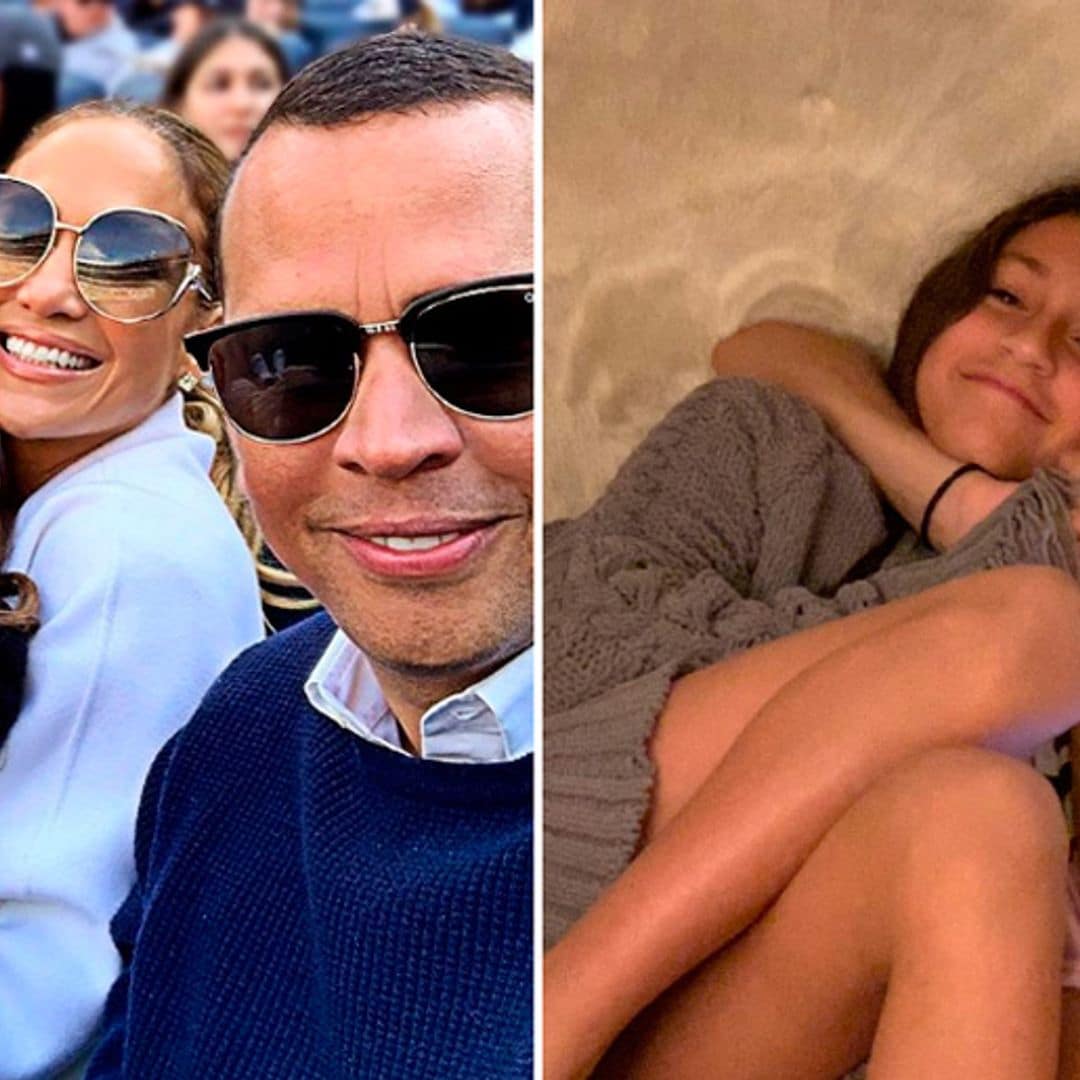 ¡Cómo hermanas! El gran parecido entre la hija de Jennifer Lopez y la de Alex Rodriguez