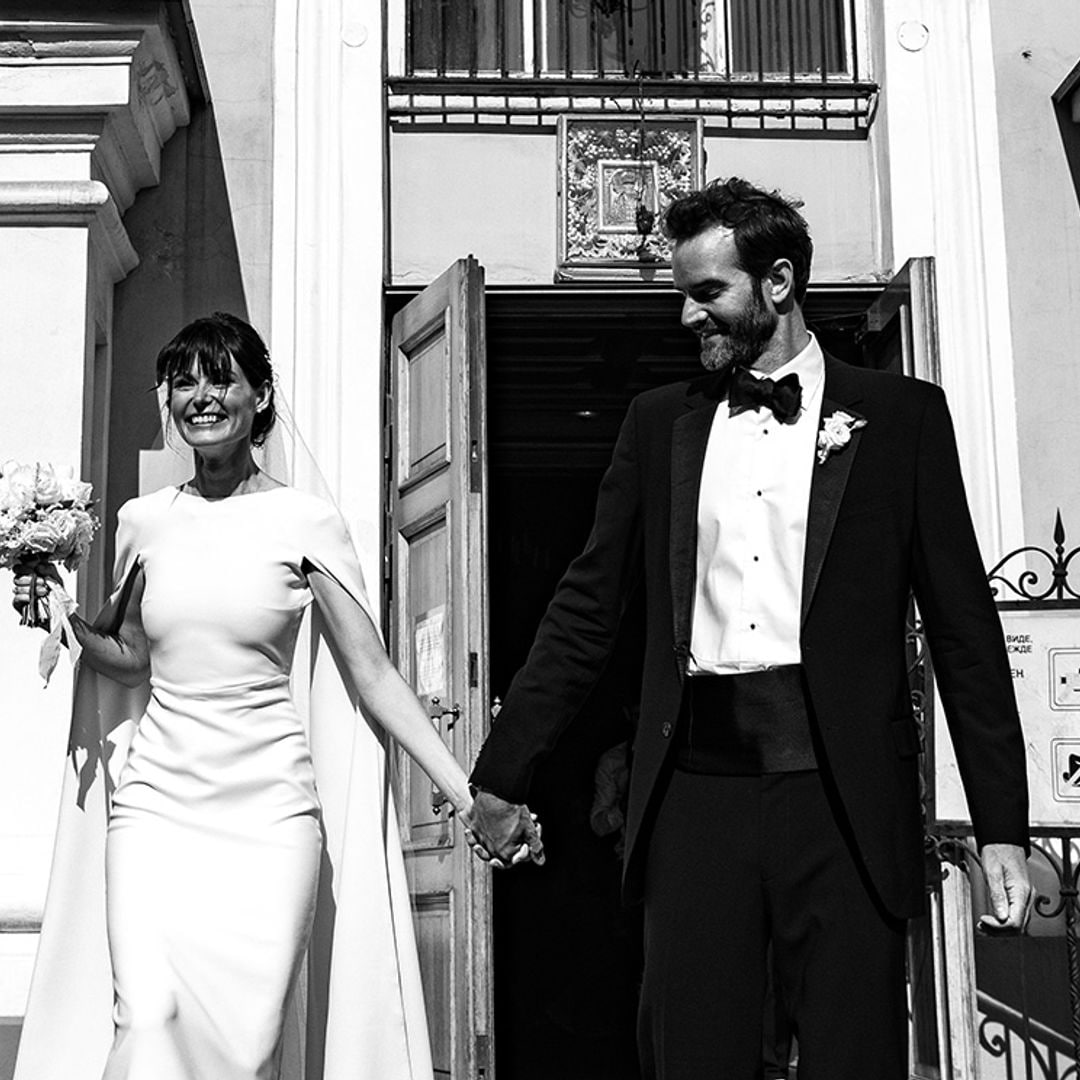 Katerina, la novia rusa que eligió un elegante vestido 'made in Spain' para su boda