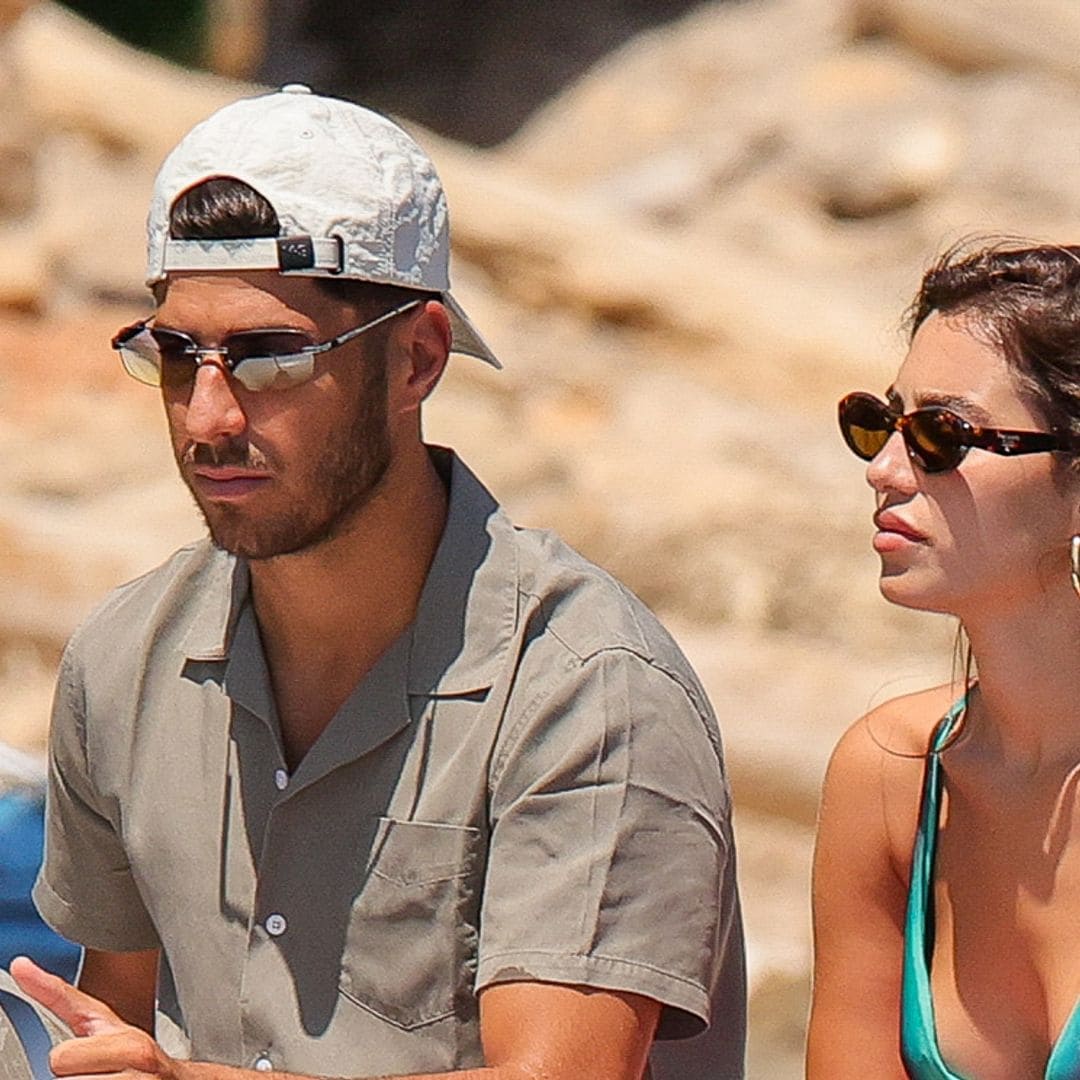 Las imágenes de Marco Asensio y Sandra Garal en su luna de miel en Ibiza