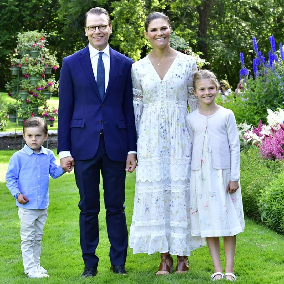 Victoria de Suecia celebra su 43 cumpleaños con un precioso vestido de estilo ibicenco