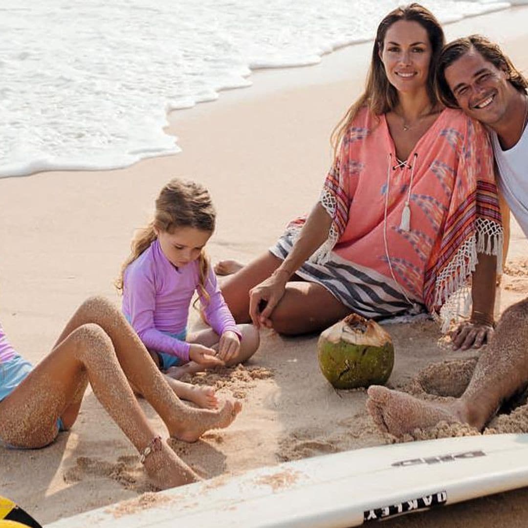 Priscila de Gustín nos recibe en su hogar, junto a su marido, Pablo Cutillas, y su familia