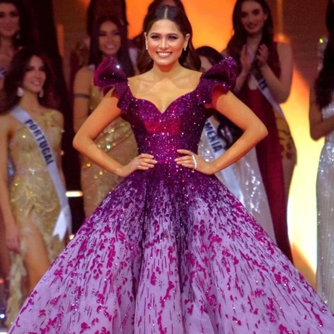 El hermoso vestido con el que Andrea Meza se robó las miradas en la final de Miss Universo