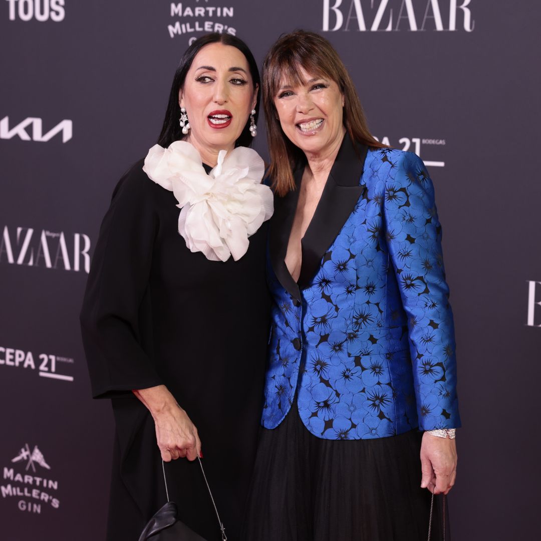 Mabel Lozano con su amiga Rossy de Palma