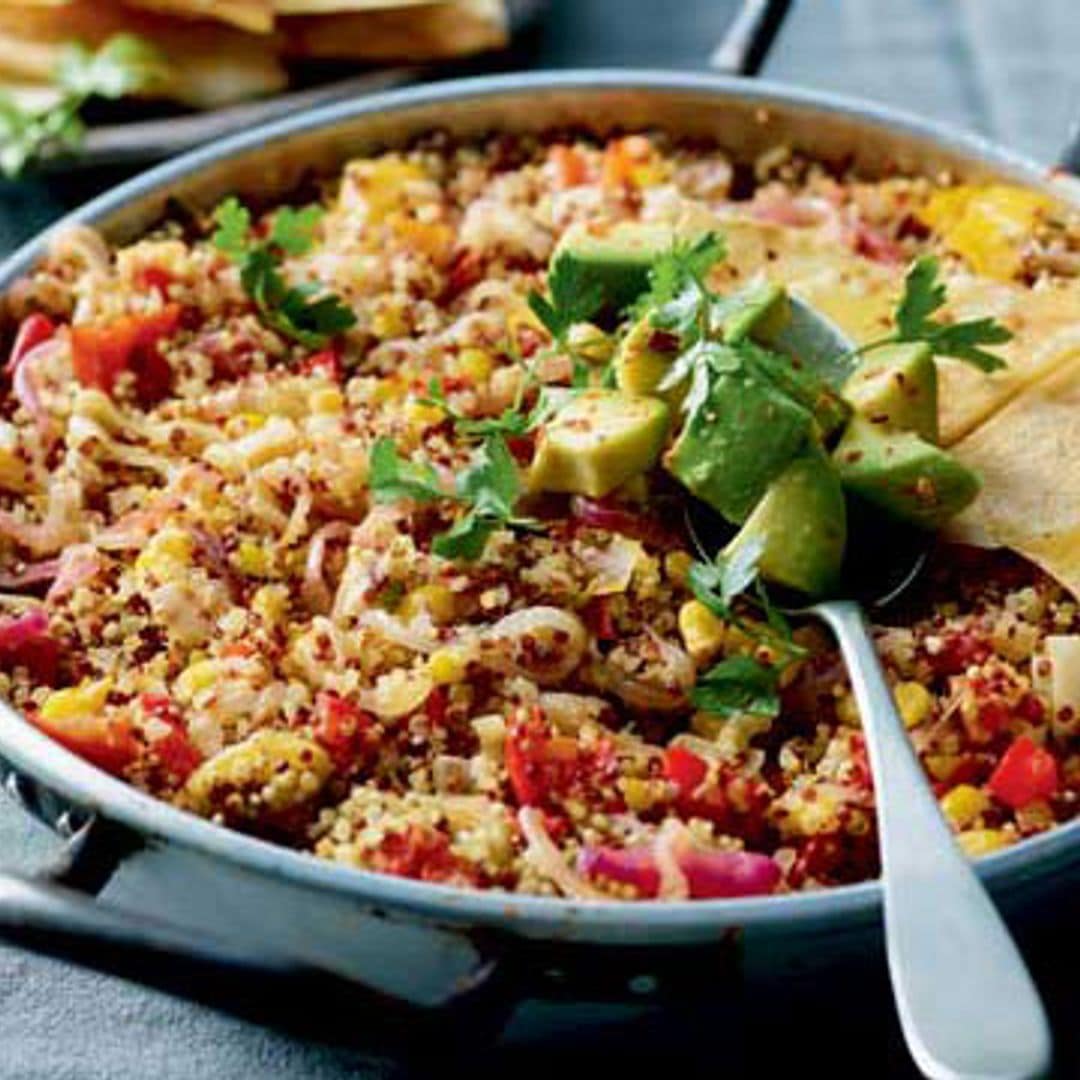 Ensalada de quinoa y aguacate